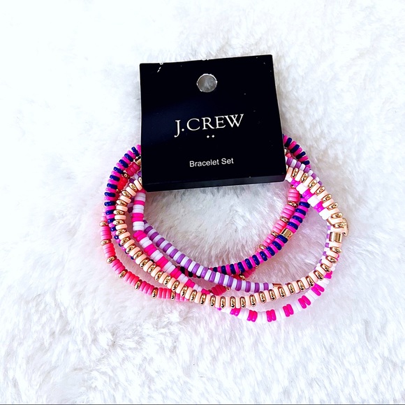 J. Crew Beaded Bracelets 5 piece set - Picture 1 of 6